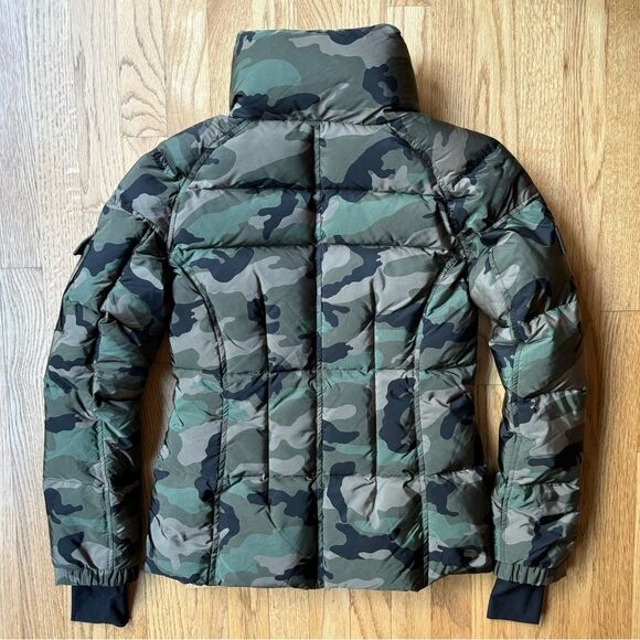 SAM. Freestyle Camo Down Feather Puffer Coat S - Picture 8 of 8